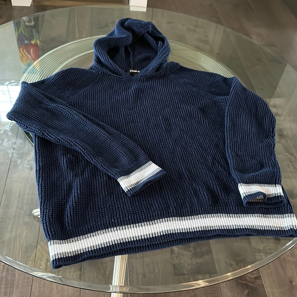 Express hooded sweater
